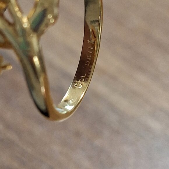 CELEBRITY Ruby Red Rhinestones Ring, Celebrity Mark - Picture 8 of 13